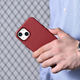 Панель iCarer Real Cowhide Premium Leather Magsafe для Apple iPhone 14 Plus Red (WMI14220707-RD) - зображення 18