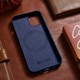 Панель iCarer Real Cowhide Premium Leather Magsafe для Apple iPhone 14 Plus Blue (WMI14220707-BN) - зображення 14