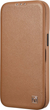 Чохол-книжка iCarer Curved Edge Real Cowhide Premium Leather Folio Case для Apple iPhone 14 Plus Brown (WMI14220715-BN) - зображення 5