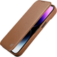 Чохол-книжка iCarer Curved Edge Real Cowhide Premium Leather Folio Case для Apple iPhone 14 Plus Brown (WMI14220715-BN) - зображення 7