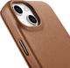 Чохол-книжка iCarer Curved Edge Real Cowhide Premium Leather Folio Case для Apple iPhone 14 Plus Brown (WMI14220715-BN) - зображення 11