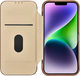 Чохол-книжка iCarer Curved Edge Real Cowhide Premium Leather Folio Case для Apple iPhone 14 Plus Brown (WMI14220715-BN) - зображення 16