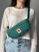 Бананка сумка на пояс Fjallraven kanken из ткани не промокает зеленая - изображение 1