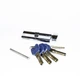 Цилиндровый механизм Punto (Z402/80) Z4002Knob80(35+10+35) с вертушкой CP хром - изображение 3