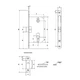 Корпус врізного замка ARMADILLO LH 85-50 UK AB (бронза) Box - зображення 2