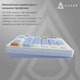 Клавиатура Ajazz AKP815 Red Switch RGB with 4.95" LCD Touch Screen White Blue Orange (AKP815-R-WBO) - изображение 4