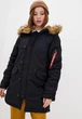 Парка (Аляска) Alpha Industries Altitude Women WJA44503C1 Чорний L - зображення 1