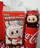Мягкая игрушка плюшевая Лабубу в банке кока кола COCA-COLA The Monsters Labubu POP MART в коробке Фигурка 14 см Коричневая - изображение 1