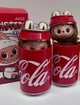 Мягкая игрушка плюшевая Лабубу в банке кока кола COCA-COLA The Monsters Labubu POP MART в коробке Фигурка 14 см Коричневая - изображение 6