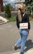 Женский клатч мини сумочка на цепочке бежевая из экокожи на одно отделение под клапаном на магните (0428) - изображение 6