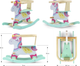 Koń-fotel bujany Milly Mally Lucky 12 Unicorn 5598 (5901761128833) - obraz 7