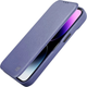 Etui z klapką iCarer Curved Edge Real Cowhide Premium Leather Folio Case do Apple iPhone 14 Plus Light Purple (WMI14220715-LP) - obraz 7