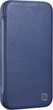 Etui z klapką iCarer Curved Edge Real Cowhide Premium Leather Folio Case do Apple iPhone 14 Plus Blue (WMI14220715-BU) - obraz 4