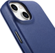 Etui z klapką iCarer Curved Edge Real Cowhide Premium Leather Folio Case do Apple iPhone 14 Plus Blue (WMI14220715-BU) - obraz 11