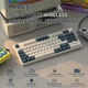 Беспроводная механическая клавиатура ATTACK SHARK K86 RGB Tri-mode (Retro Blue) - изображение 2