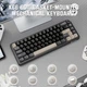 Беспроводная механическая клавиатура ATTACK SHARK X66 RGB Tri-mode (Starry Black) - изображение 2