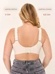 Бесшовный бюстгальтер 2XL (85F, 90C, 90D, 90E) Free Bra анатомический лиф без косточек широкие бретели Бежевый 536401919 - изображение 7