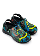 Жіночі шльопанці сабо Joybees Work Clog Black Spiral Tie Dye, розмір 36.5 устілка 23.6см (чорний тайдай) - зображення 1