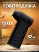 Аккумуляторный ручной мини турбовентилятор Turbo Jet ZY7400 для дома машины сада путешествий и офиса, портативный мощный турбофен от USB с подсветкой на 3 скорости, беспроводная аккумуляторная воздуходувка 5000мАч - изображение 1