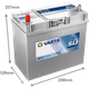 Автомобильный аккумулятор Varta Blue Dynamic 45А Тонкая клема (+/-) ASIA B33 (330EN) (545157033) - изображение 4