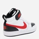 Подростковые высокие кеды для мальчика Nike Court Borough Mid 2 (Gs) CD7782-110 35.5 White/University Red-Black (194957437689) - изображение 4