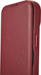 Etui z klapką iCarer Curved Edge Real Cowhide Premium Leather Folio Case do Apple iPhone 14 Pro Red (WMI14220714-RD) - obraz 10