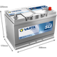 Автомобильный аккумулятор Varta Blue Dynamic 95А Ев (-/+) ASIA G7 (830EN) (595404083) - изображение 4