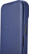 Etui z klapką iCarer Curved Edge Real Cowhide Premium Leather Folio Case do Apple iPhone 14 Pro Blue (WMI14220714-BU) - obraz 10