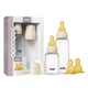 Набір пляшечок для годування BIBS Grow and Flow Baby Bottle Round Latex Set 150ml /270ml, Ivory - изображение 1