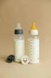 Набір пляшечок для годування BIBS Grow and Flow Baby Bottle Round Latex Set 150ml /270ml, Ivory - изображение 3