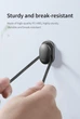 Набор креплений Baseus Car Hooks Organizer Storage Hanger for USB Cable Headphone Key Storage Car Accessory Car Adhesive Hook Hanger (Комплект 4шт) Black - изображение 6