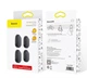 Набор креплений Baseus Car Hooks Organizer Storage Hanger for USB Cable Headphone Key Storage Car Accessory Car Adhesive Hook Hanger (Комплект 4шт) Black - изображение 10