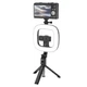 Штатив-трипод Hoco LV03 Plus, 92cm, BT4.2, 4400-6500K, 1200mAh, 1-4h, чорний - зображення 2
