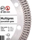 Круг алмазный отрезной Distar Multigres 1A1R 125 x 22.23 Сплошной (11115494010) - изображение 2