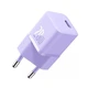 Мережевий зарядний пристрій Baseus GaN5 Fast Charger(mini) 1C 20W EU Purple - изображение 3
