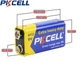 Батарейка крона 9V 6F22 PKCELL Цинк-марганцевая Солевая безопасная 9В - изображение 3