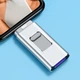 Накопитель двойного назначения 25 гб USB Flash Drive 3.0 Универсальный для мобильных Серый - изображение 7