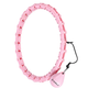 Hula-hop plus size light pink z wypustkami i obciążnikiem HMS HHW11 (5907695553529) - obraz 4