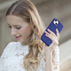 Панель iCarer Litchi Premium Leather Magsafe Back Case для Apple iPhone 14 Plus Dark Blue (WMI14220711-DB) - зображення 18