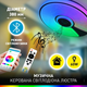 Управляемая музыкальная светодиодная люстра Esllse SONG RGB 60W R-SMART-380×70- WHITE/CHROME/SHINY-220-IP20 - изображение 2