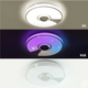 Управляемая музыкальная светодиодная люстра Esllse SONG RGB 60W R-SMART-380×70- WHITE/CHROME/SHINY-220-IP20 - изображение 4
