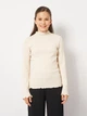 Детский лонгслив для девочки Coccodrillo Rodeo Girl Junior ZC4172101RGJ-003 134 см Экрю (5904986444153) - изображение 1