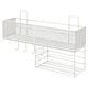 Полка настенная с держателем Modern Home 40 х 13.5 х 19.5 см (M50244) Белый - изображение 4