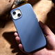 Etui iCarer Litchi Premium Leather Magsafe Back Case do Apple iPhone 14 Plus Light Blue (WMI14220711-LB) - obraz 16