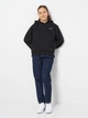 Детское худи для девочки Coccodrillo Everyday Girl A WC5132301VGA-021 122 см Черное (5904986487983) - изображение 3