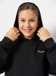 Детское худи для девочки Coccodrillo Everyday Girl A WC5132301VGA-021 122 см Черное (5904986487983) - изображение 4