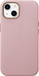 Etui iCarer Litchi Premium Leather Magsafe Back Case do Apple iPhone 14 Plus Pink (WMI14220711-PK) - obraz 1