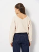 Подростковый свитшот для девочки Sinsay 3639J-12X 146 см Бежевый (5904298308976) - изображение 2