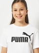 Подростковая футболка для девочки Puma ESS No.1 Logo 68489202 146-152 см Puma White (4067983815683) - изображение 4