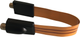 Kabel TechniSat TECHNIKABEL SLIM 0.22 m Orange (76-4985-00) - obraz 1